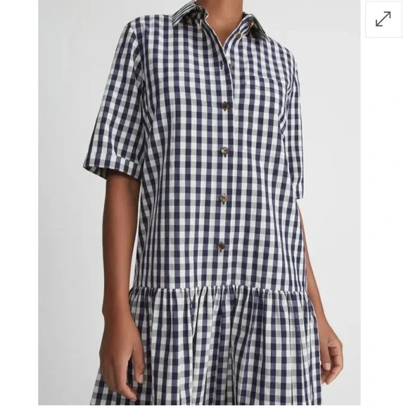 Lafayette 148 New York Womens Troy Dress, navy, size S, perfect condition - Picture 3 of 6